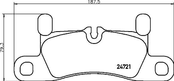 Brembo P 65 030 - Bromsbeläggssats, skivbroms xdelar.se