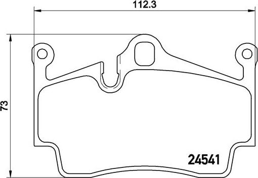 Brembo P 65 028 - Bromsbeläggssats, skivbroms xdelar.se