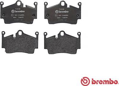 Brembo P 65 028 - Bromsbeläggssats, skivbroms xdelar.se