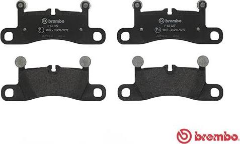 Brembo P 65 027 - Bromsbeläggssats, skivbroms xdelar.se