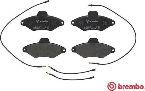 Brembo P 61 052 - Bromsbeläggssats, skivbroms xdelar.se