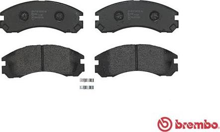 Brembo P 61 089 - Bromsbeläggssats, skivbroms xdelar.se