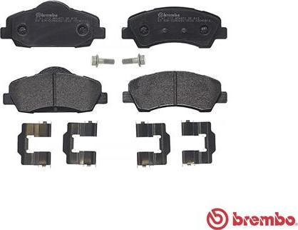 Brembo P 61 113 - Bromsbeläggssats, skivbroms xdelar.se