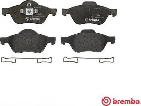 Brembo P 68 048 - Bromsbeläggssats, skivbroms xdelar.se