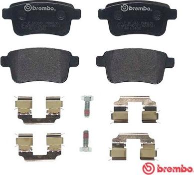 Brembo P 68 043 - Bromsbeläggssats, skivbroms xdelar.se