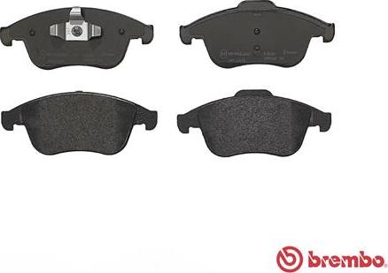 Brembo P 68 047 - Bromsbeläggssats, skivbroms xdelar.se