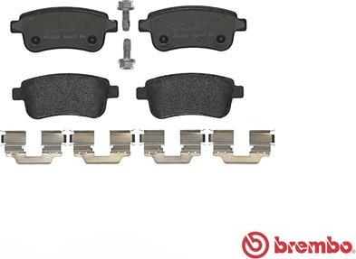 Brembo P 68 054 - Bromsbeläggssats, skivbroms xdelar.se