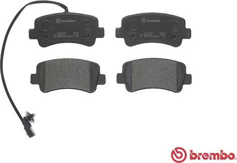 Brembo P 68 063 - Bromsbeläggssats, skivbroms xdelar.se