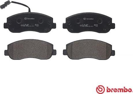 Brembo P 68 062 - Bromsbeläggssats, skivbroms xdelar.se