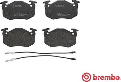 Brembo P 68 015 - Bromsbeläggssats, skivbroms xdelar.se