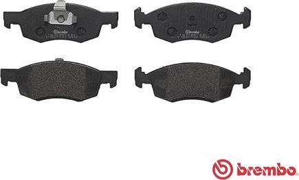 Brembo P 68 039 - Bromsbeläggssats, skivbroms xdelar.se