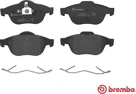 Brembo P 68 032 - Bromsbeläggssats, skivbroms xdelar.se