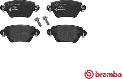 Brembo P 68 028 - Bromsbeläggssats, skivbroms xdelar.se