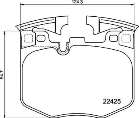 Brembo P 06 099 - Bromsbeläggssats, skivbroms xdelar.se