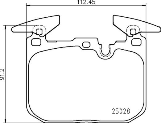 Brembo P 06 098 - Bromsbeläggssats, skivbroms xdelar.se