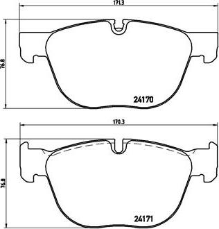 Brembo P 06 049X - Bromsbeläggssats, skivbroms xdelar.se