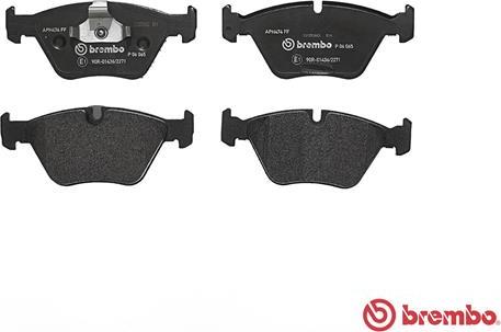 Brembo P 06 065 - Bromsbeläggssats, skivbroms xdelar.se