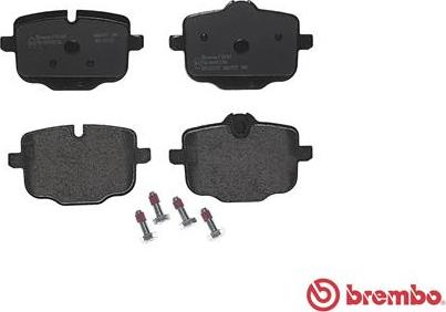 Brembo P 06 061 - Bromsbeläggssats, skivbroms xdelar.se