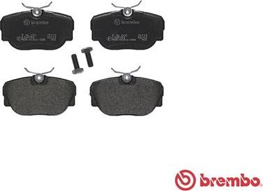 Brembo P 06 010 - Bromsbeläggssats, skivbroms xdelar.se