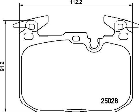 Brembo P 06 088 - Bromsbeläggssats, skivbroms xdelar.se