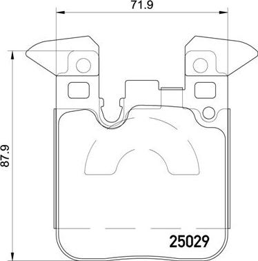 Brembo P 06 087 - Bromsbeläggssats, skivbroms xdelar.se