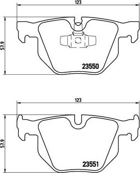 Brembo P 06 039 - Bromsbeläggssats, skivbroms xdelar.se