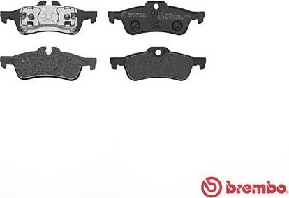 Brembo P 06 032 - Bromsbeläggssats, skivbroms xdelar.se