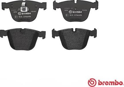 Brembo P 06 026 - Bromsbeläggssats, skivbroms xdelar.se