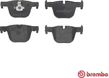 Brembo P 06 072 - Bromsbeläggssats, skivbroms xdelar.se