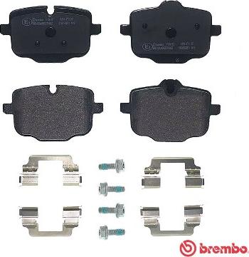 Brembo P 06 101 - Bromsbeläggssats, skivbroms xdelar.se