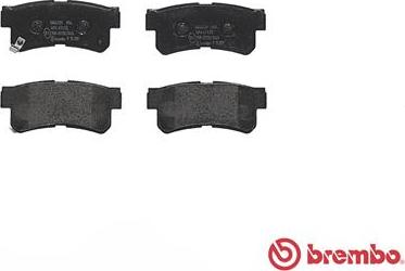 Brembo P 15 009 - Bromsbeläggssats, skivbroms xdelar.se