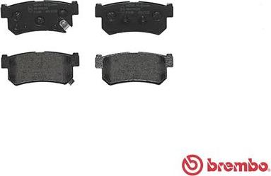 Brembo P 15 010 - Bromsbeläggssats, skivbroms xdelar.se