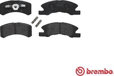 Brembo P 16 011 - Bromsbeläggssats, skivbroms xdelar.se