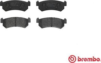 Brembo P 10 001 - Bromsbeläggssats, skivbroms xdelar.se