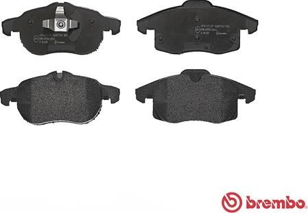 Brembo P 10 011 - Bromsbeläggssats, skivbroms xdelar.se