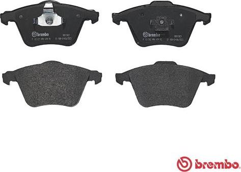 Brembo P 10 012 - Bromsbeläggssats, skivbroms xdelar.se