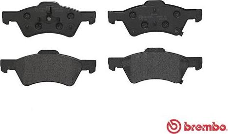 Brembo P 11 015 - Bromsbeläggssats, skivbroms xdelar.se