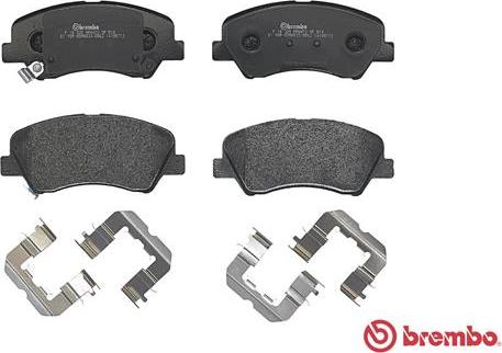 Brembo P 18 025 - Bromsbeläggssats, skivbroms xdelar.se