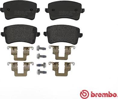 Brembo P 85 099 - Bromsbeläggssats, skivbroms xdelar.se