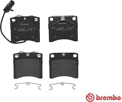 Brembo P 85 048 - Bromsbeläggssats, skivbroms xdelar.se