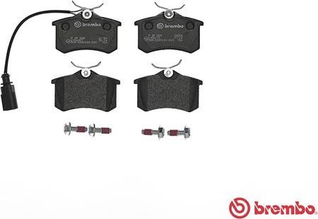 Brembo P 85 058 - Bromsbeläggssats, skivbroms xdelar.se