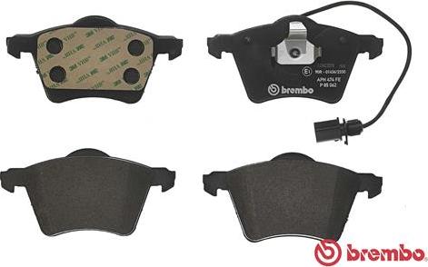 Brembo P 85 062 - Bromsbeläggssats, skivbroms xdelar.se