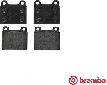 Brembo P 85 002 - Bromsbeläggssats, skivbroms xdelar.se