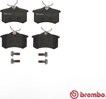 Brembo P 85 017 - Bromsbeläggssats, skivbroms xdelar.se