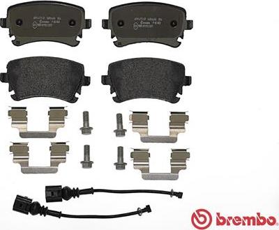 Brembo P 85 083 - Bromsbeläggssats, skivbroms xdelar.se