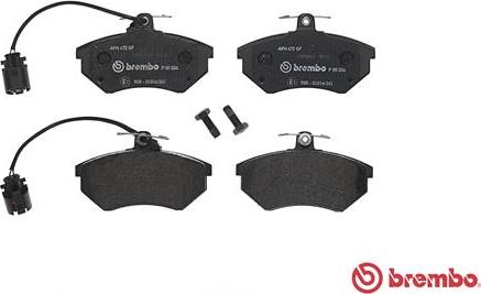 Brembo P 85 034 - Bromsbeläggssats, skivbroms xdelar.se