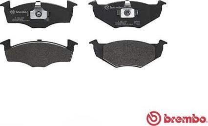 Brembo P 85 030 - Bromsbeläggssats, skivbroms xdelar.se