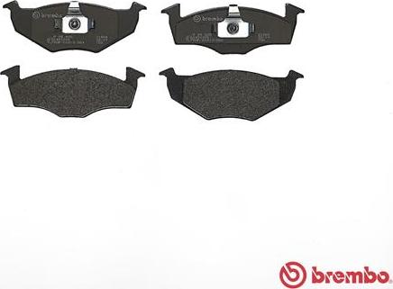 Brembo P 85 025 - Bromsbeläggssats, skivbroms xdelar.se