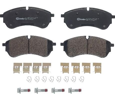 Brembo P 85 169 - Bromsbeläggssats, skivbroms xdelar.se