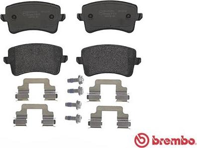 Brembo P 85 100 - Bromsbeläggssats, skivbroms xdelar.se